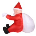 thumbnail image 4 of Inflable de Navidad de 6,56 pies, accesorio de Papá Noel, decoración navideña, novedosa, fácil de instalar, decoración única para el patio, para fiest, 4 of 10