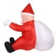 thumbnail image 4 of Papá Noel inflable grande para Navidad, adorno para exteriores, Papá Noel colgante con bolsa de regalo, decoración de poliéster, adecuado para, 4 of 9
