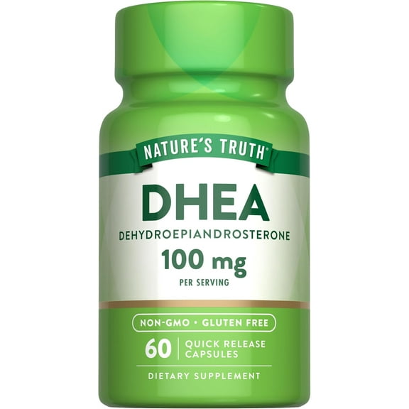 DHEA Supplement | 100mg | 60 Capsules | For Men and Women | by Nature's Truth