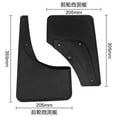 thumbnail image 2 of 4pcs Car Mudflaps for Suzuki Jimny 2019 2020 2021 2022 2023 Mudguards Fender Mud Flap Guard Splash Guards Front Rear, 2 of 5