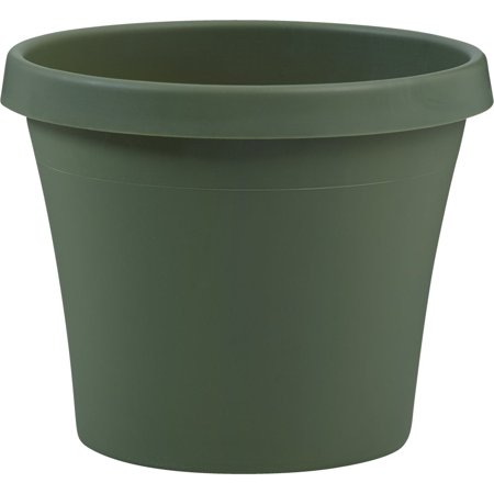 Bloem-Bloem Terra Living Green 14.17 In. H. x 16 In. Dia. Polypropylene Planter