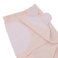 thumbnail image 3 of Parent's Choice 100% Cotton 3-Pack Adjustable Swaddle Wrap Blanket for Baby Girls, Solid Colors, 22" x 27", 3 of 11