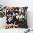 thumbnail image 4 of My Hero Academia Throw Pillow Cover Decoration Pillow Case Cushion for Home Sofa Couch 16"x16", 4 of 7