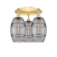 thumbnail image 6 of Innovations Lighting - Vaz - 3 Light Flush Mount In Industrial Style-10.88, 6 of 7