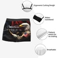 thumbnail image 3 of Yiaed American Bald Eagle Warrior Print Men's Soft Cotton Boxer Shorts Breathable Boxers Underwear Moisture-Wicking Underwear Stretch Boxer Briefs for Man-Large, 3 of 5