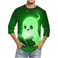 thumbnail image 1 of Qiopertar Liquidation à Moins de 5$ Hommes Imprimé Col Rond Mode Décontractée Manches Courtes Blouses Chemises en Liquidation Accès Anticipé Offres, 1 of 4