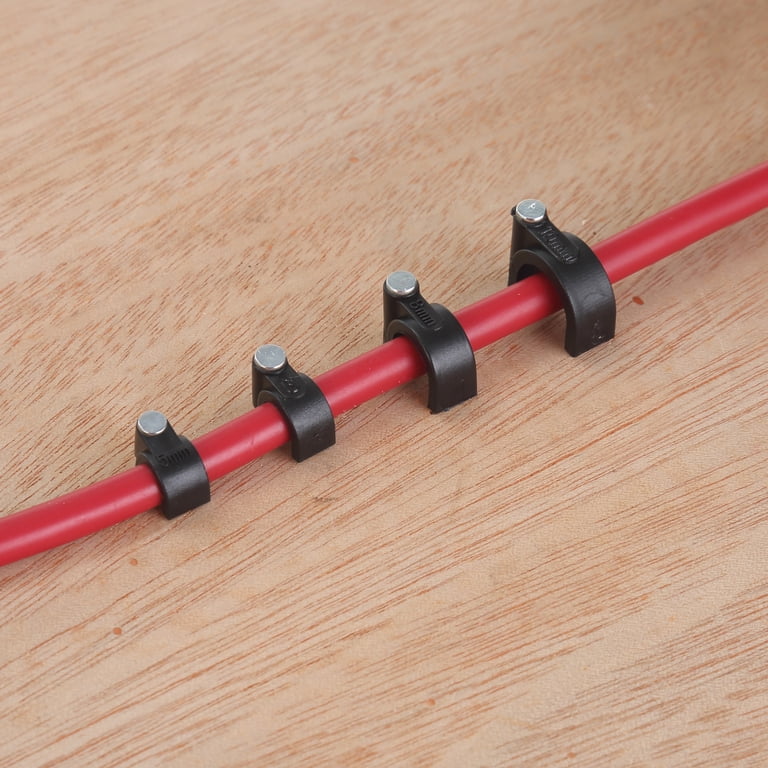Hyper Tough Cable Clip Set 134 Pieces for Wall and Floor Cord