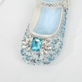 thumbnail image 5 of Dreamtale New Jelly Mary Jane Shoes Cosplay Princess Shoes for Girls(Snowflake Glitter Blue,6M US Toddler), 5 of 8