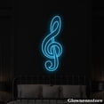 thumbnail image 2 of Glowneon Music Note Neon Sign, Music Led Sign, Chord Notes Wall Hanging, Musician Room Decor, 2 of 2
