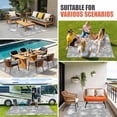 thumbnail image 4 of Farmhouse Country Outdoor Rug for Patio/Deck/Porch, Non-Slip Large Area Rug 5 x 7 Ft, Grey Vintage Trees Rustic French Garden Indoor Outdoor Rugs Washable Area Rugs, Camping Rug Carpet Runner, 4 of 8