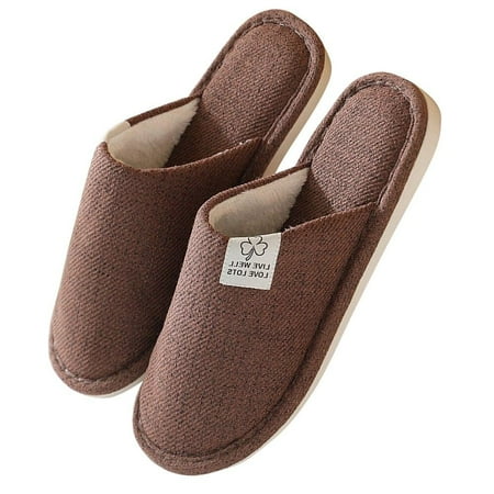 

[BRAND] Clearance!Women Unisex Indoor Floor Plush Cotton Shoes Cute Candy Colors Home Slippers With Soft Non-slip Bottom Shoes