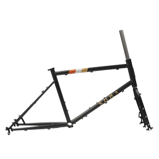 Soma Rufus Urban Cruiser Frameset , 46cm, Matte Black