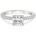 thumbnail image 3 of 5 Carat IGI Certified Cushion Shape Lab Grown Diamond Engagement Ring | 14K White Gold |Kylie Eternity Diamond Ring | FG-VS1-VS2 Quality Friendly Diamonds, 3 of 4