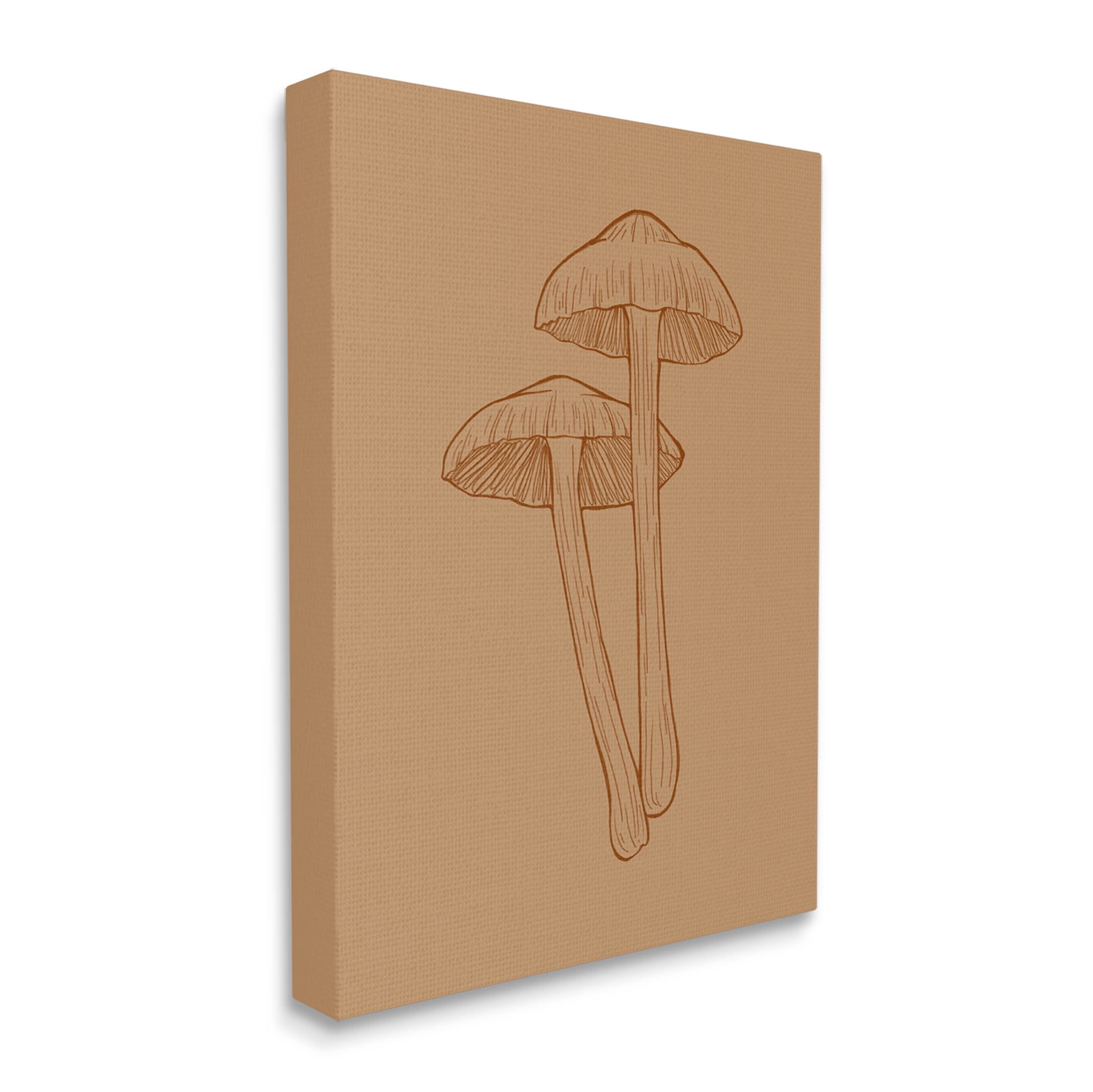 Stupell Industries Cottage Mushroom Wildlife Nature Graphic Art Gallery Wrapped Canvas Print Wall Art, Design by Ziwei Li