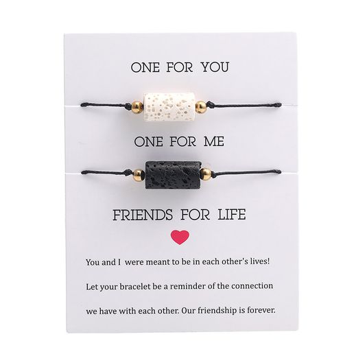 Fire and Ice pair of Friendship Bracelets