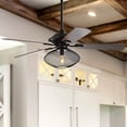 thumbnail image 4 of JONATHAN Y Clift 52" 1-Light Mid-century LED Ceiling Fan With Remote, Oil Rubbed Bronze, 4 of 8