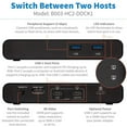 thumbnail image 3 of Tripp Lite by Eaton 2-Port USB-C KVM Dock - 4K HDMI USB 3.2 Gen 1 USB-A Hub Remote Selector 85W PD Charging Black - 2 Computer(s) - 1 Local User(s) - 3840 x 2160 - 5 x USB - 1 x HDMI - TAA Compliant, 3 of 9