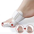 thumbnail image 4 of CHAO Enderezador de dedos, separador de dedos gordos, corrector de hallux valgus, férula, alivio del dolor de pies, protección, corrección, herramientas para el cuidado de los pies, 2 pares, 5, 4 of 5