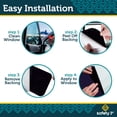 thumbnail image 4 of Bloqueador solar Safety First Cling para ventanas de coche, protección UV, 4 of 7