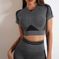 thumbnail image 1 of uds Yoga mallas de manga larga pantalones traje sin costuras gimnasio deportes conjunto ropa activa mujeres ropa deportiva Push Up Fitness ropa de entrenamiento, 1 of 5