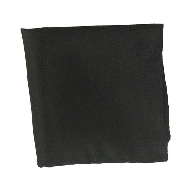 Sonducket Pañuelo masculino Ropa a juego Poliéster hecho a mano Toalla de mano pequeña Suministros Accesorios Bolsillo Cuadrado Celebración Accesorios de disfraces Negro