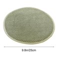 thumbnail image 6 of AuroraX Round Cozy Chair Cushions Comfort Non-Slip Thick Green Seat Cushion for Office and Desk Chair 9"x9" Relief Pad for Hip, 6 of 6