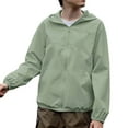 thumbnail image 2 of Veste Coupe-Vent Légère à Capuche Zippée pour Enfants Unisexe pour Jeu Extérieur et Soleil, 2 of 5