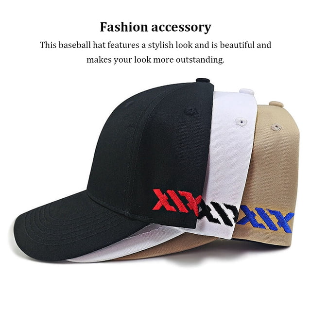 facefd Réglable Femmes Hommes Baseball Chapeau Randonnée Camping Adultes Coton Casquette Casual Style Couvre-Chef Accessoires Tête Bleu