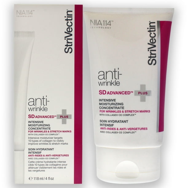 Crema hidratante intensiva SD Advanced Plus de Strivectin para unisex: crema hidratante de 4 oz Strivectin Strivectin SD Advanced Plus Intensive Moisturizing Concentrate Hidratante Unisex 4oz