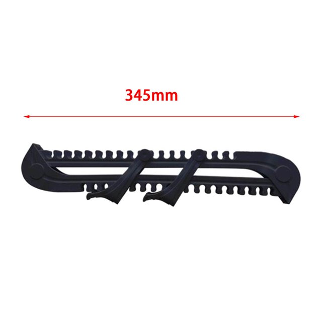 Protector De Hoja De Hielo Cuchilla de plástico para caminar cubre protección ajustable antideslizante para hockey (negro) Hugtrwg Para Estrenar