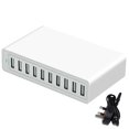 thumbnail image 1 of 1 Set 50W Multi-port Charger with Cable Quick Charge UK Plug High-speed USB Charger for Mobile Phone, 1 of 10