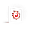 thumbnail image 3 of Gallery Pops Magic The Gathering - Red Mana Icon Wall Art, White Framed Version, 12" x 12", 3 of 5