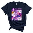 thumbnail image 3 of Moonsky Camiseta unisex Huntrix Dem-0n, colores cómodos, camiseta Huntrix para niñas, camiseta Mira Rumi Joey, merchandising, regalo juvenil para fans del K-pop (Azul marino S), 3 of 3