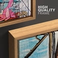 thumbnail image 4 of wall26 Framed Canvas Print Wall Art Set Stylish Fashion Audrey Hepburn Graffiti &amp; Street Art Comic Book Illustrations Modern Art Urban Portrait for Living Room, Bedroom, Office - 24"x36&quot, 4 of 5