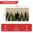 thumbnail image 5 of Sm:)e Pine Tree Cat Christmas Doormat 17x29 Inch, Non Slip Linen Door Mat Inside Washable Entryway Carpet Rug for Porch Patio Hallway, 5 of 8