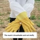 thumbnail image 3 of Guantes de apicultura, guantes largos de apicultor con manga ventilada y puños elásticos a prueba de picaduras para trabajos de jardinería de apicultura(XL), 3 of 5