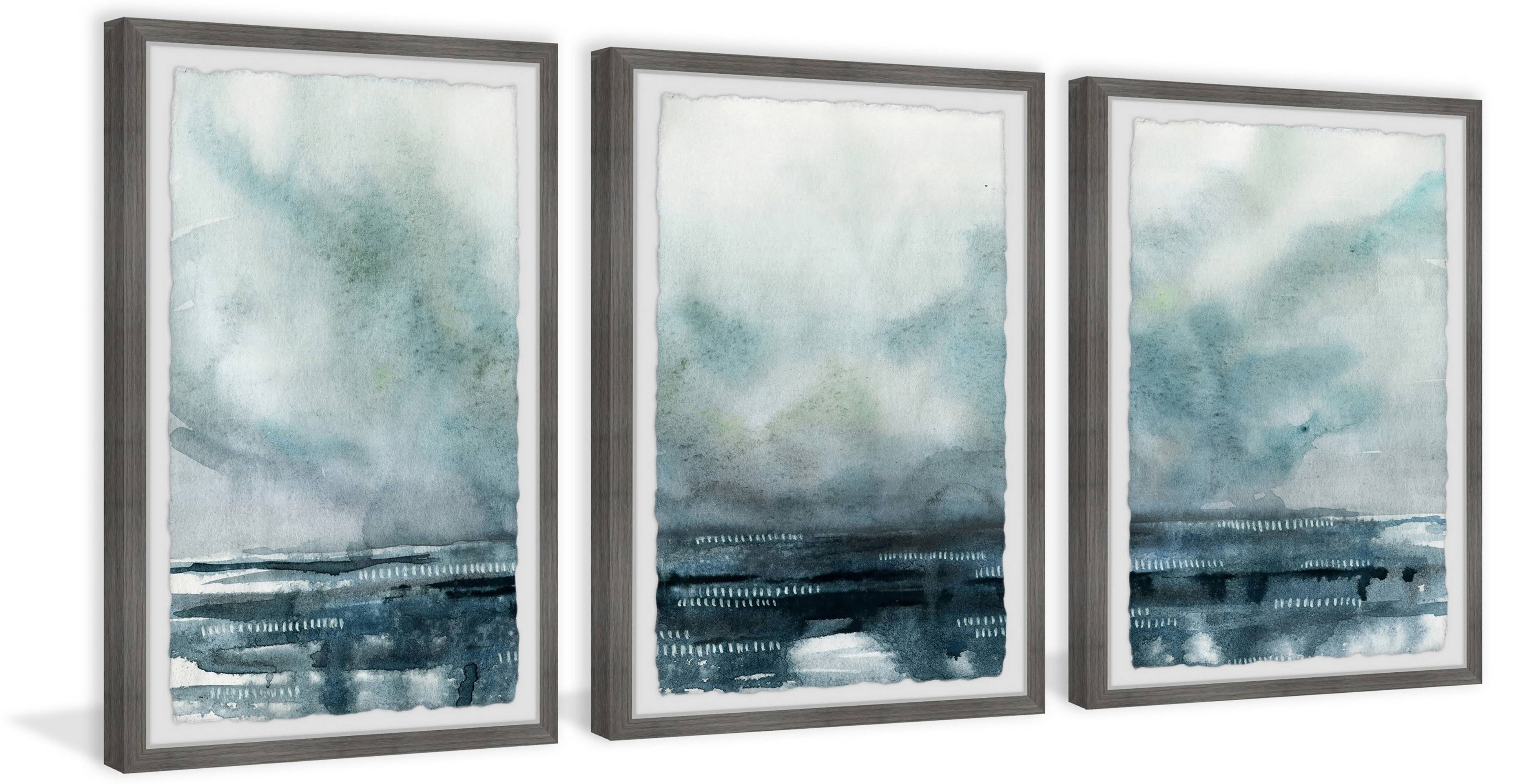 Marmont Hill Mysterious Meadow Triptych