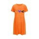 thumbnail image 5 of Camisón corto de talla grande para mujer, camisón de manga corta con estampado de pecho a la moda, camisón para mujer, 5 of 5