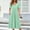 A128 Green, variant on Xdegoge Elegant A Line Dress for Women Midi V Neck Short Sleeve Summer Sundress with Pockets Pleated Front Flowy Flattering Casual Office Work Wedding Guest Wear