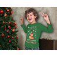 thumbnail image 2 of Tstars Boys Ugly Christmas Pizza Tree Long Sleeve TShirt, Youth Unisex Holiday Gift, 2 of 6