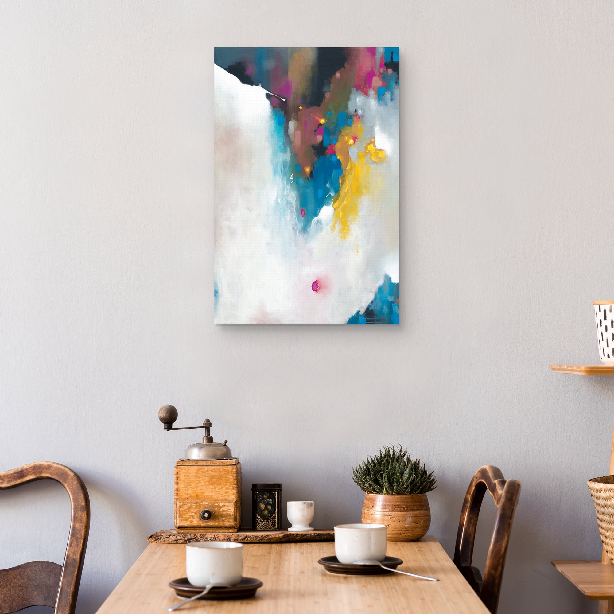 Colorful Abstract by Willowbrook Fine Art Canvas Art Print