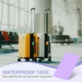thumbnail image 6 of Uxcell Waterproof Blank Shipping Tags Plastic Price Hang Labels for Luggage and Clothing Purple 3.5" x 2", 6 of 7