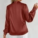 thumbnail image 4 of Pantalones deportivos para mujer,Suéter de manga larga y cuello redondo para mujer, top informal de color liso, poliéster, cómodo para uso diario, para casa y trabajo, sopatenor, 4 of 8