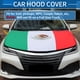 thumbnail image 2 of Cubierta de capó de coche Unique Bargains 63x47 pulgadas patrón de bandera mexicana de poliéster 1 v, 2 of 7