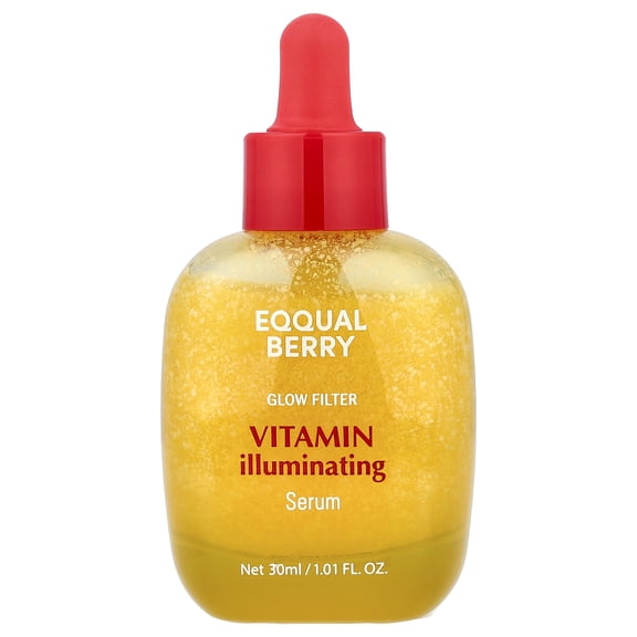 EQQUALBERRY Glow Filter, Vitamin Illuminating Serum, 1.01 fl oz (30 ml)