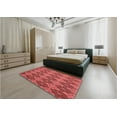 thumbnail image 5 of Ahgly Company Machine Washable Indoor Rectangle Transitional Red Area Rugs, 8' x 10', 5 of 7