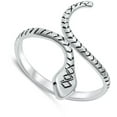 thumbnail image 4 of Diamondback Snake Viper Ring .925 Sterling Silver Band Jewelry Female Male Unisex Size 8, 4 of 4