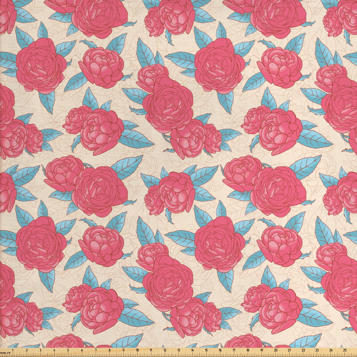 Romantic Fabric by The Yard, Valentine's Day Style Rose