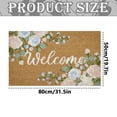 thumbnail image 3 of Bunny And Outdoor Coir Doormat, Natural Coconut Fiber Mat with Spring Easter Design, 30"X18" Welcome Mat for Front Porch, Patio, Garden Entryway, A Floor Mat, 3 of 6