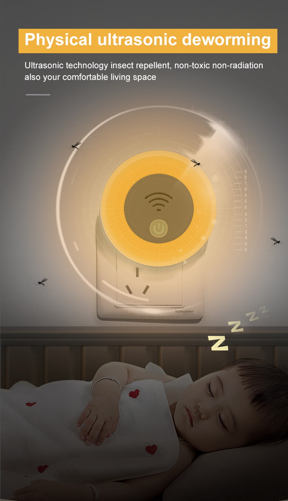 Ultrasonic Pest Repeller, 4 Pack Plug Inoor Pest Repeller for Control Mosquitoes, Rodents, Mosquito, Mouse, Cockroaches, Bug, Spider, Ant, Human and Pet